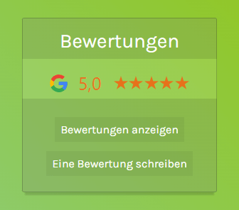 Google Bewertung - Beispiel