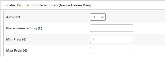 Woocommerce-Einstellung