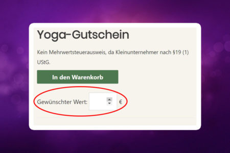 Woocommerce - freier Betrag