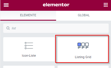 JenEngine - Listing Grid