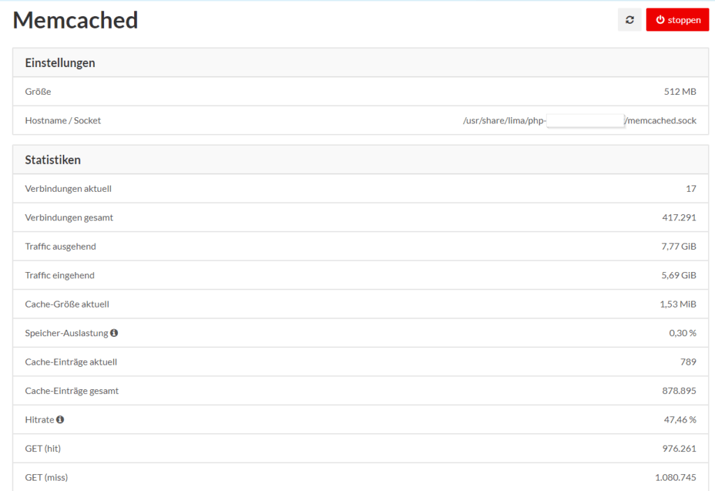 lima-city - memcached