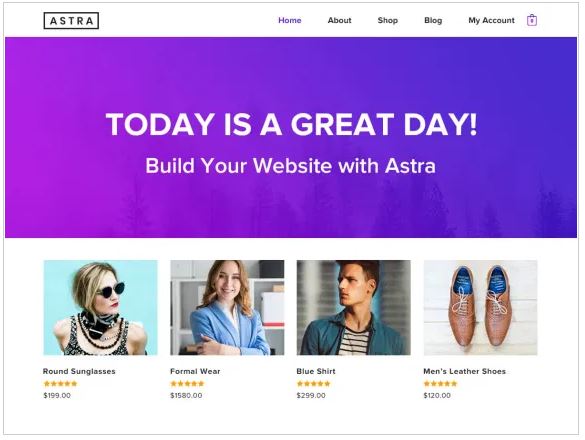 Astra-Theme für WordPress