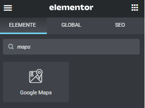 Elementor - Google Maps