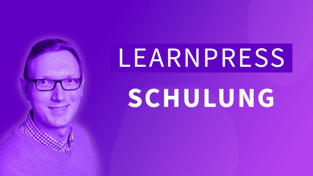 Learnpress-Schulung